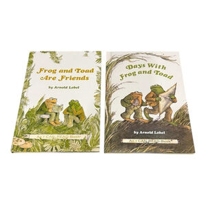 Frog And Toad Are Friends Days With Frog And Toad 2 Book Lot Arnold Lobel HC